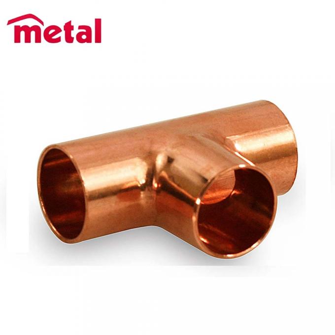 Metal Target RED Tee UNS C71500 SMLS DN 200X100 3X2.5mm Vàng Nickel Butt 0