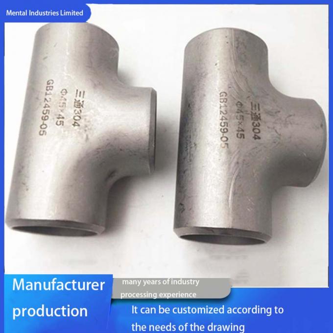 Đồng Nickel Equal Tee UNS C71500 SMLS Butt Welding Pipe Fittings cho các ứng dụng nhiệt độ cao 5