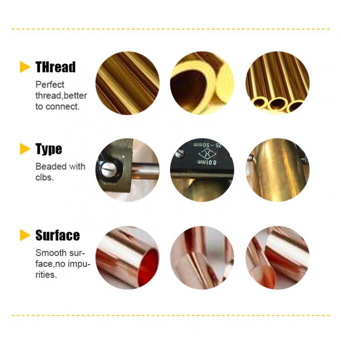 kim loại thanh không may C70600 90/10 đồng Nickel CuNi Nhiệt độ cao áp suất cao 1