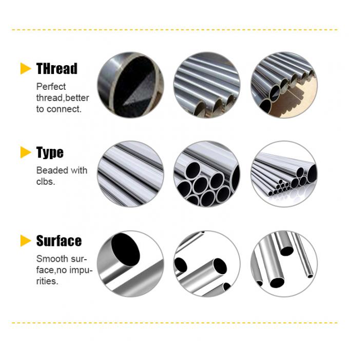 CuNi 90/10 ống ANSI B36.19 DN50 1.5MM ASTM B466 UNSCooper Nickel ống thép liền mạch 1