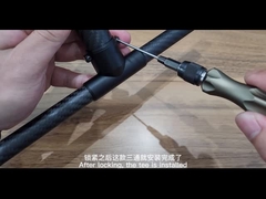 Phụ kiện ống khuỷu tay bằng nhôm Multi Fit Đệm Tee