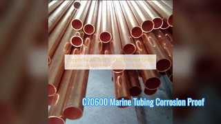 C70600 Ống đồng niken tùy chỉnh ống hàng hải