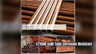 C71500 CuNi 70 30 Ống liền mạch Chống ăn mòn cao