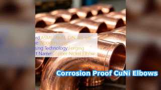 Giải pháp ống chống ăn mòn CuNi 90 10 khuỷu ngoài khơi