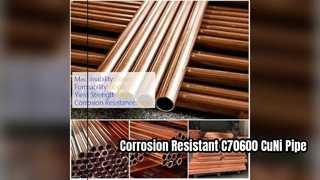 C70600 Ống đồng Niken có độ bền kéo cao Chống ăn mòn