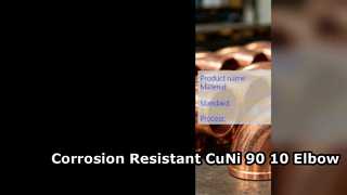 Lắp ống chống ăn mòn khuỷu tay ASTM B466 CuNi 90 10