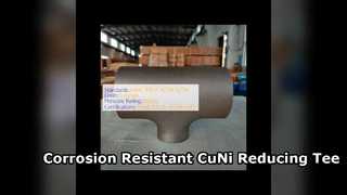 70 30 CuNi Giảm Tee Lắp ống chống ăn mòn