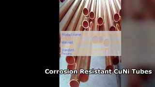 70 30 Ống mao dẫn CuNi cho độ tin cậy của chất bán dẫn