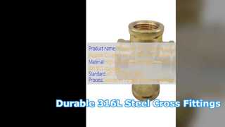 Lắp ống chéo bằng thép không gỉ 316L ASME B16 20