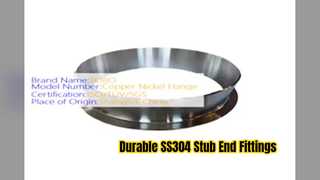 Phụ kiện đầu cuối bằng thép không gỉ SS304 cho đường ống công nghiệp