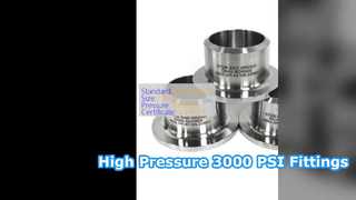 Phụ kiện đầu cuối bằng thép carbon 3000 PSI Áp suất cao