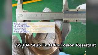 Phụ kiện cuối sơ khai SS304 Đường ống chống ăn mòn bền