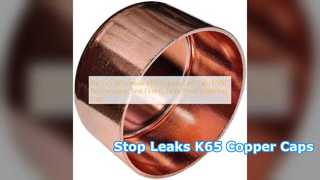 K65 Copper End Cap Leak Proof HVAC Lắp điện lạnh