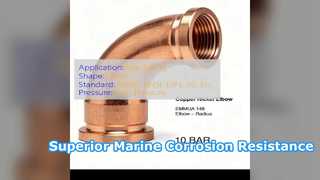 Khuỷu tay đồng Niken ASTM B466 C70600 cho đường ống biển