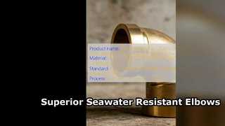 ASTM B466 C70600 90 10 CuNi Elbow cho hệ thống nước biển