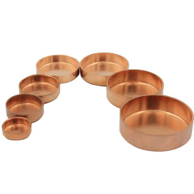 PN25 Copper Pipe Cap Brass Plumbing Pipe Fittings For Pipe Connect