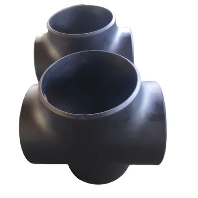 ASME B16.9 Carbon Steel A105 Pipe Cross Seamless Sch40 Sch80 Sch160 Equal Cross