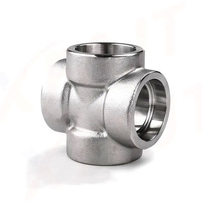 1/4 Inch Stainless Steel Double Compression Socket Weld Cross Class 2000/3000