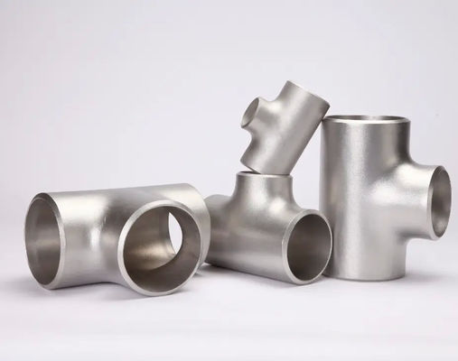 DIN 86088 Copper Nickel Equal Tee Butt Weld CuNi10Fe1Mn And CuNi30Fe1Mn DN10 - DN100