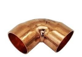 SCH40 2" Inside Polished Sanitary Copper Nickel Pipe Fitting Degree Elbow