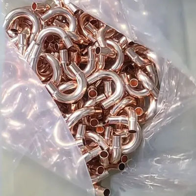 SCH40 2" Inside Polished Sanitary Copper Nickel Pipe Fitting Degree Elbow