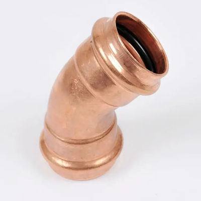 SCH40 2" Inside Polished Sanitary Copper Nickel Pipe Fitting Degree Elbow