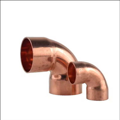 SCH40 2" Inside Polished Sanitary Copper Nickel Pipe Fitting Degree Elbow