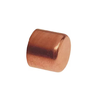 Copper Threaded Pipe Cap ANSI/DIN 150 PSI Leak-Proof End Closure Water Pipe Fitting