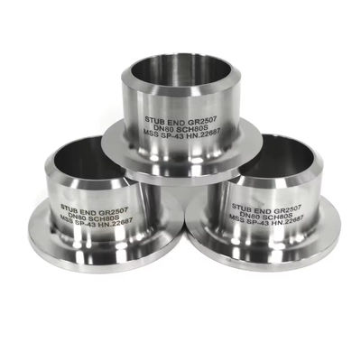 ASTM A403 Butt Weld Stub End Fitting Sch5S-Sch160 Stainless Steel Pipe Cap