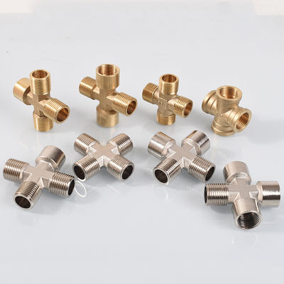 High Pressure 1/2" ANSI B16.9 Straight SCH80 Butt Weld Cross Pipe Fitting