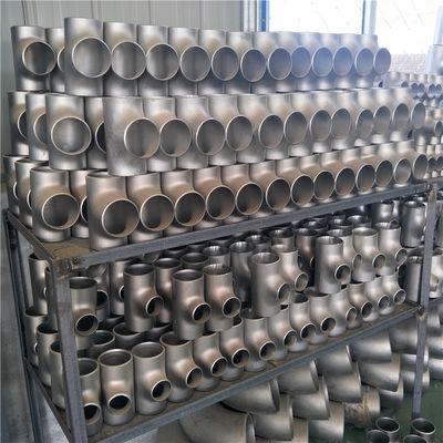 METAL copper nickel Pipe Fittings Butt Welding Pipe Fittings Equal Tee ASME B16.9