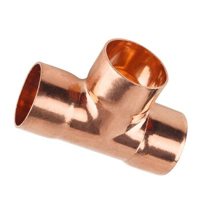 METAL copper nickel Pipe Fittings Butt Welding Pipe Fittings Equal Tee ASME B16.9