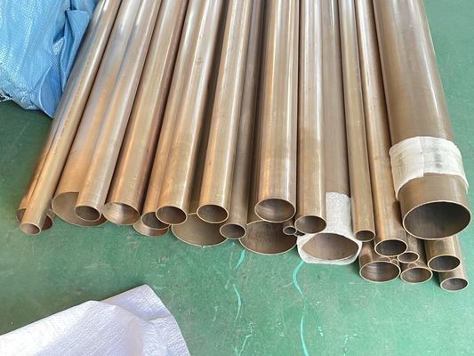 Smooth Copper Nickel 9010 Piping For 1/2 Inch 24 Inch Diameter Needs