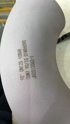 The ASTM B466M Copper Nickel 1.5D Threaded Elbow