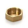 NPT Thẻ nữ Hex Head Brass End Cap Plug Pipe Fitting Connector