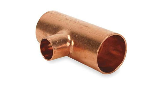 1/2'-36' SCH40 Ống Ứng bằng nhau / Giảm Tee đồng Nickel CuNi90/10