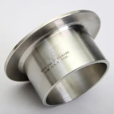 Carbon Steel Butt Weld Stub End, Round Head Lap Joint Flange Fittings, 3000 PSI
