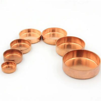 Copper Threaded Pipe Cap ANSI/DIN 150 PSI Leak-Proof End Closure Water Pipe Fitting