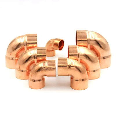 kim loại bán buôn 180 độ khuỷu tay đồng quay cong đồng hàn ống gắn