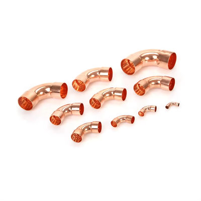 C70600 Vật liệu đồng Nickel khuỷu tay cho đường ống kết nối theo tiêu chuẩn DIN GB ISO JIS