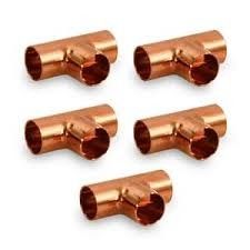 DN20 CuNi C70600 Equal Tee NPT/BSP Threaded Anti-Corrosion Pipe Connector Fitting
