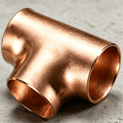 C70600 Copper Nickel Equal Tee Threaded Connection DN20 Corrosion Resistant Pipe Fitting