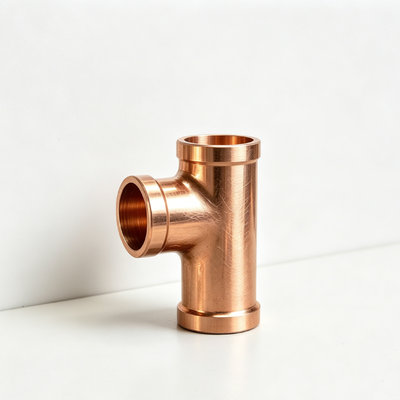 C70600 Copper Nickel Equal Tee NPT/BSP Thread DN20 Corrosion Proof Pipe Adapter Fitting