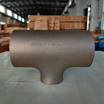 CuNi 70/30 Copper Nickel Reducing Tee Socket Weld Fitting ASME B16.5 Class 150 Marine Grade Pipe Fittings